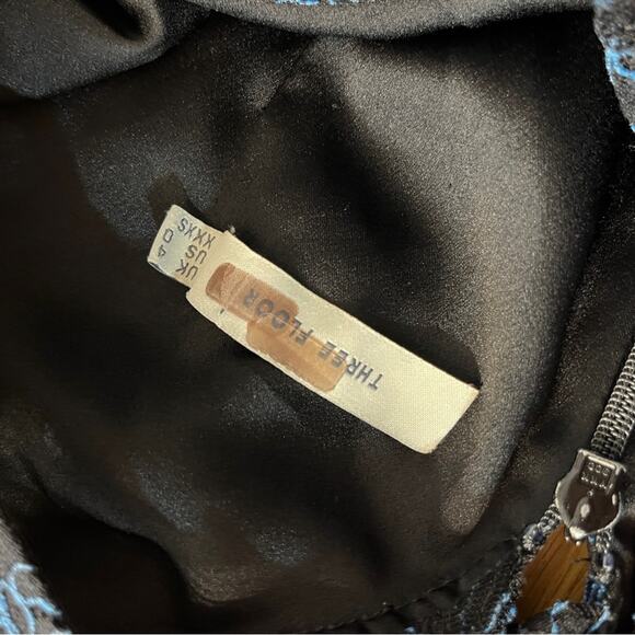 Three Floor Boss Lady Crepe jumpsuit blue black - 0 - Picture 11 of 11